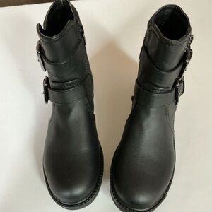 GBG Los Angeles Black Combat & Moto Boots